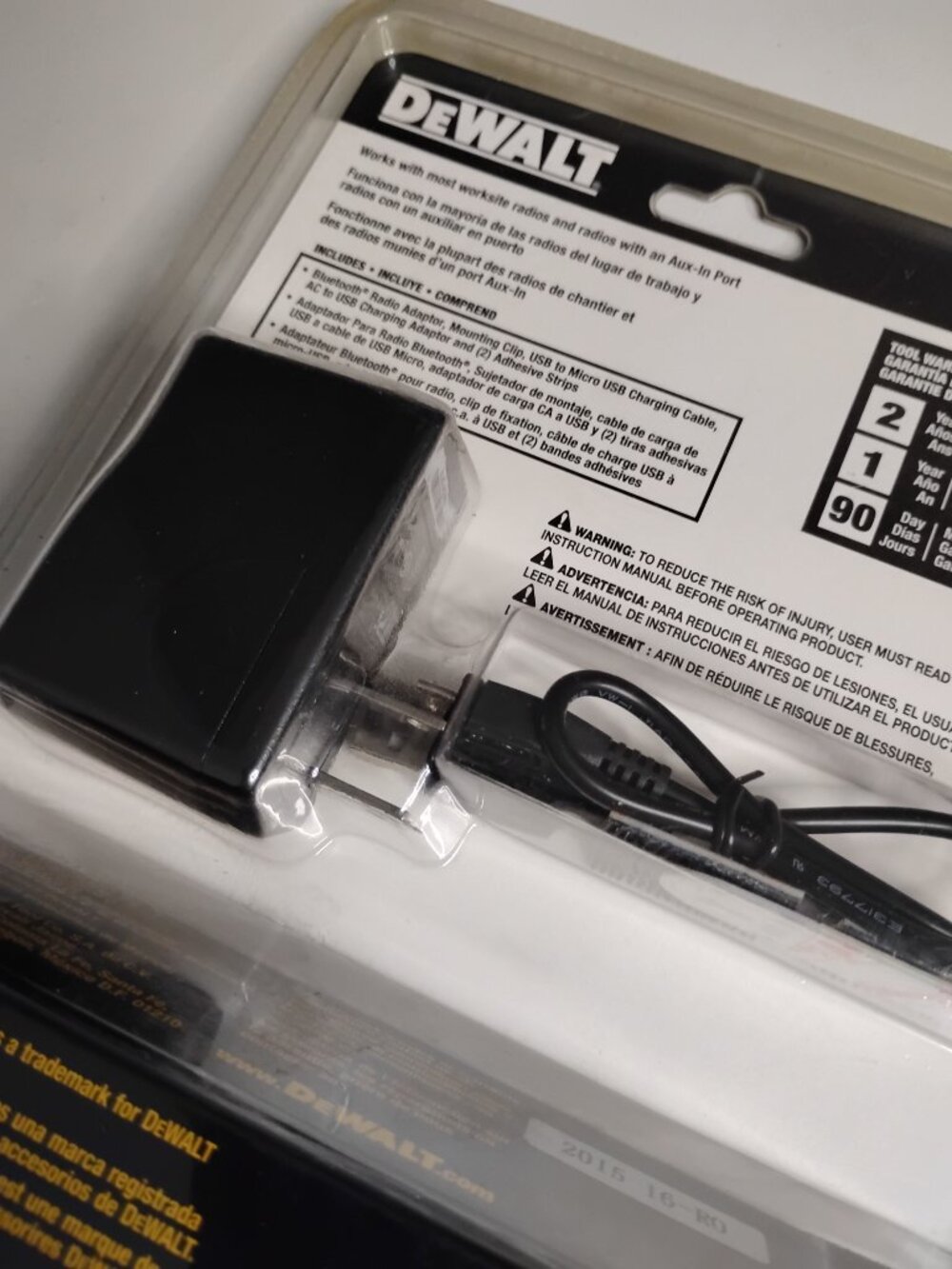 DeWalt Bluetooth Radio Adapter - Picture 9 of 9